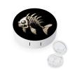 Bone Fish Skeleton Contact Lens Case Box Holder Container Daily Contact Lens Organizer for Travel Daliy Use view 1