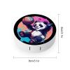 Basketball Panda Slam Dunk Contact Lens Case Box Holder Container Daily Contact Lens Organizer for Travel Daliy Use view 2