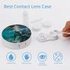 Australian Sea Lion Underwater Photo Contact Lens Case Box Holder Container Daily Contact Lens Organizer for Travel Daliy Use view 3
