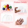 12-Pack Clear Acrylic Round Boxes with Lids, 3.1-Inch Containers for, Jewelry, and Party Treats view 3