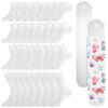 48 Pairs White Sublimation Socks, Heat Transfer Jigs with 4 Different Sizes view 1