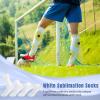 48 Pairs White Sublimation Socks, Heat Transfer Jigs with 4 Different Sizes view 4