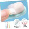 COLLBATH 3Pcs Toothbrush Soft Bristled Design for Gentle Cleaning Ergonomic Handle for Hands Travel Friendly Teeth Brush Multi Functional Tongue Cleaner view 4