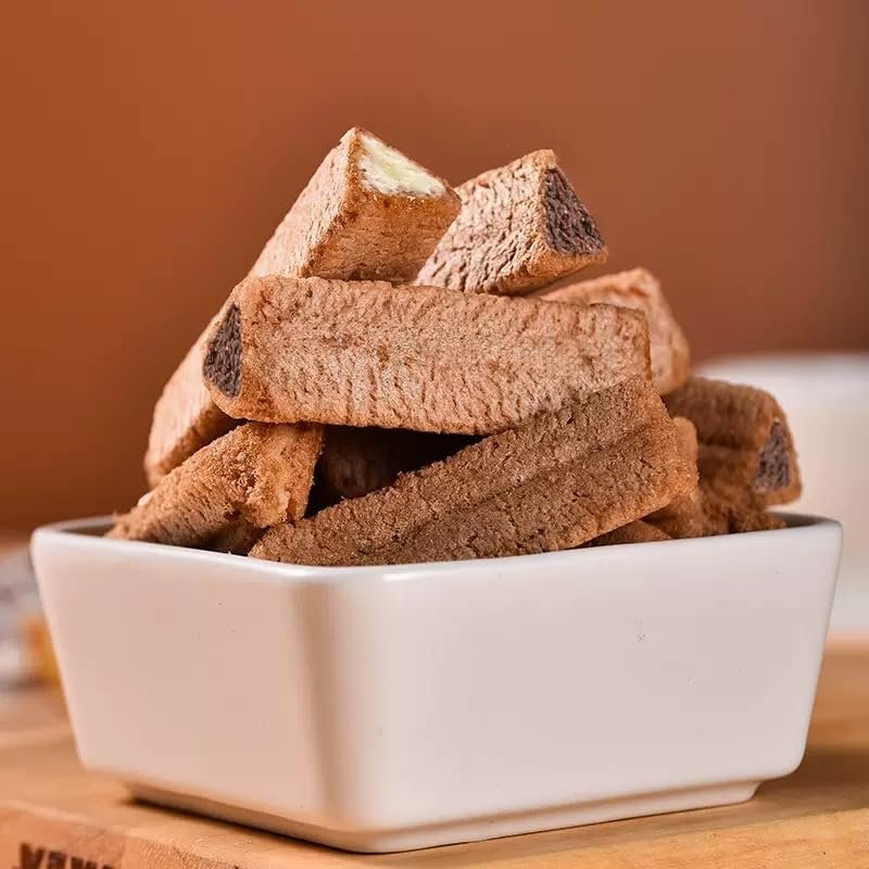 Mixed Flavors Lava Triangle - Strawberry, Chocolate, Milk Three Flavors, Big Bag Snacks, Big Value 50+ Individually Wrapped Crunchy Rolls For On-the-Go, Office, Or School Snacking, 5.57oz