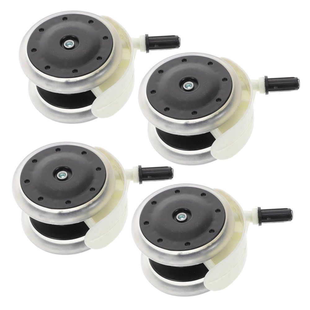 GALPADA 4pcs Detachable Silent Wheels for Walkers Durable Swivel Caster Replacement Rollers for and Quiet Operation