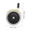 GALPADA 4pcs Detachable Silent Wheels for Walkers Durable Swivel Caster Replacement Rollers for and Quiet Operation view 2