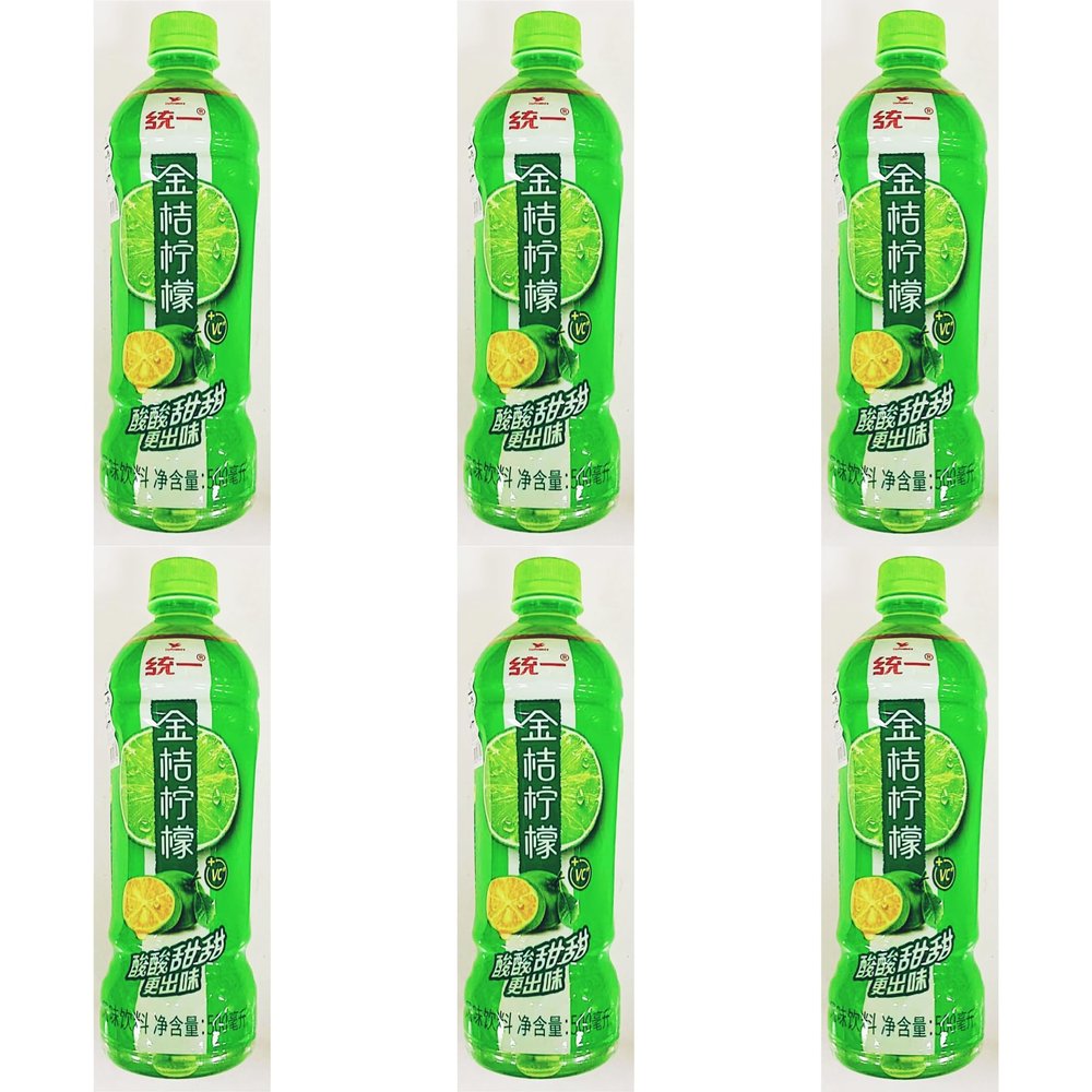 Kumquat & Lemon Drink, 16.9 Fl Oz, 6-Bottles