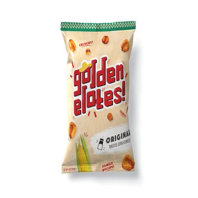 Golden Elotes Crunchy Toasted Corn Snack | Original | Halal Certified, Bold Flavor, Super Crunchy, 4oz Bag (4OZ (Pack of 4))