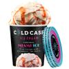 Cold Case Ice Cream Miami Ice Flavor - Gourmet Pina Colada Ice Cream with Roasted Balsamic Strawberry Jam Swirls - 1 Case, 6 Pints,16 oz/Pint (Frozen) view 3