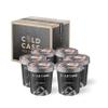Cold Case Ice Cream Blackmail Flavor - Gourmet Sweet Ash Ice Cream with Chocolate Sandwich Cookies and Marshmallow Creme Swirls - 1 Case, 6 Pints, 16 oz/Pint (Frozen) view 1