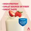 Atkins Strong High Protein Shake, Strawberry Flavored, 30g Protein, 7g Prebiotic Fiber, 1g Sugar Muscle and Gut Health Support, GLP-1 Support, Low Carb and Low Protein Shake, Gluten Free, 12 Count view 3