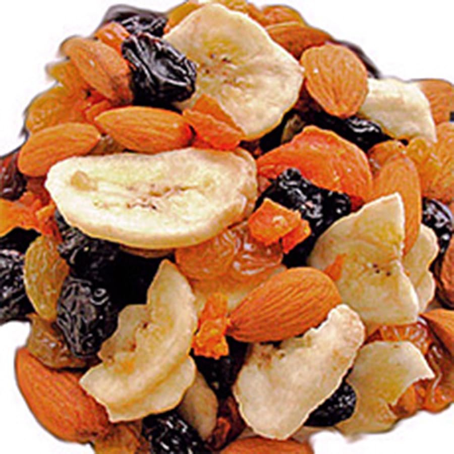 California Blend Dried Fruit & Almonds Trail Mix, 5 lb Case - Organic and Sustainably Grown