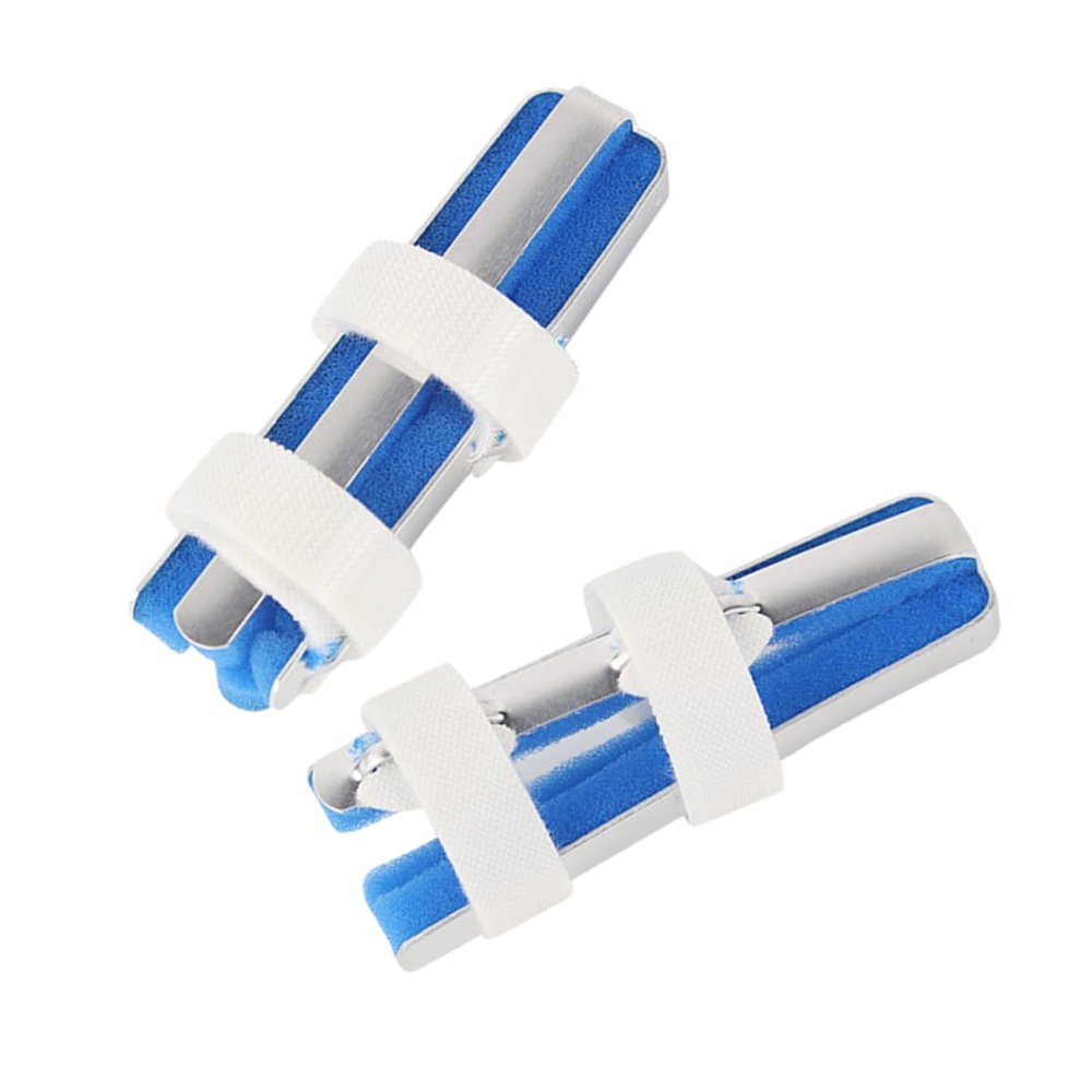 HONMEET 3pcs Finger Splint Support Brace for Broken Fingers Adjustable Protector Lightweight Design Suitable for Trigger Thumb and Injury Recovery