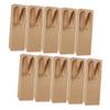 10-Pack Kraft Paper Wine Bags Handles Portable Red Wine Wrapping Pouches Carrier Bags view 1