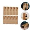10-Pack Kraft Paper Wine Bags Handles Portable Red Wine Wrapping Pouches Carrier Bags view 3