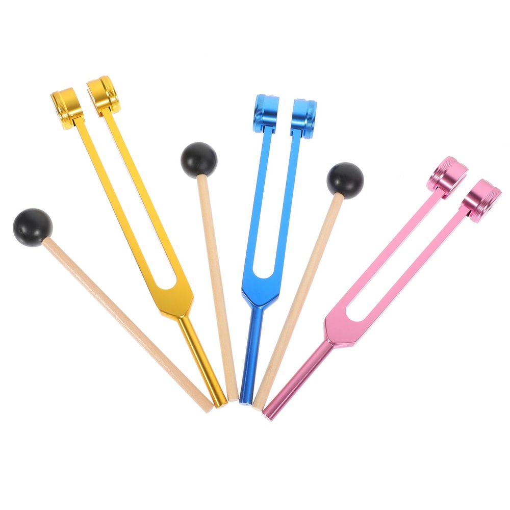 HONITANO 1Set Ear Cleaning Tuning Fork Kit with Chakra Hammer Frequency for Nerve Testing and Sound Therapy Quality Craftsmanship for Deep