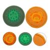 YARNOW 2pcs Handcrafted Embroidered Sound Bowl Mats Decorative Yoga Meditation Cushions Seven Chakras Design Religious Themed Rounded Tea Pads view 4