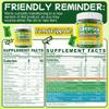 Kids Multivitamin Gummies w/Super Greens, 30 Veggie, Fruit, Iron, Daily Vitamin A C E D3 B12, Zinc, Probiotic, Shiitake, Kids Vitamins for Picky Eater Growth, Immunity, Digestion, Sugar Free, 60Cts view 2