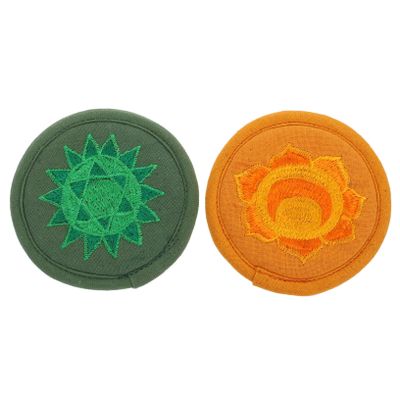 BESPORTBLE 2Pcs Sound Bowl Embroidery Pad Meditation Cushions for Buddhism Rituals Rounded Design Durable and Lightweight Buddhist Sound Bowl Mat