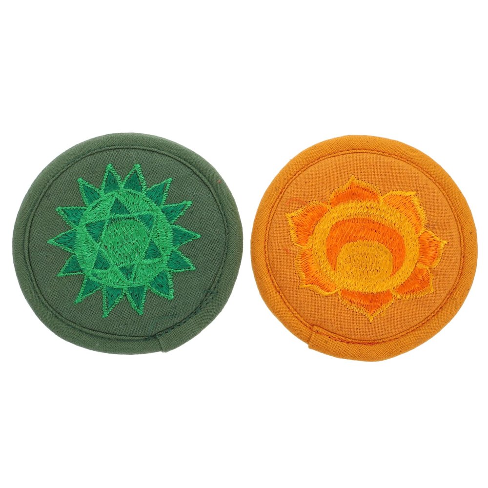 BESPORTBLE 2Pcs Sound Bowl Embroidery Pad Meditation Cushions for Buddhism Rituals Rounded Design Durable and Lightweight Buddhist Sound Bowl Mat