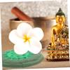 BESPORTBLE 2Pcs Sound Bowl Embroidery Pad Meditation Cushions for Buddhism Rituals Rounded Design Durable and Lightweight Buddhist Sound Bowl Mat view 3