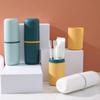 PLAFOPE 4Pcs Travel Toothbrush Holder Portable Toothbrush and Toothpaste Case Compact Bathroom Cup for Travel Hiking and Outdoor Activities view 3