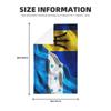Barbados Barbadian Flag Hondurans Honduras Flag Premium Waffle Kitchen Towel Microfiber Kitchen Towels, Super Absorbent 16 X 26 Inches Reusable Dish Towels for Kitchen and Household view 2