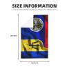 Belizean Flag Belizean Flag Premium Waffle Kitchen Towel Microfiber Kitchen Towels, Super Absorbent 16 X 26 Inches Reusable Dish Towels for Kitchen and Household view 2
