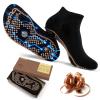 WARMVIN Acupressure Socks Reflexology Foot Massage for Women Men Acupuncture Socks with Pressure Point, Gifts for Busy Mom Elders Massaging Convenient and Efficient Size 15-16 view 1