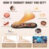 WARMVIN Acupressure Socks Reflexology Foot Massage for Women Men Acupuncture Socks with Pressure Point, Gifts for Busy Mom Elders Massaging Convenient and Efficient Size 15-16 view 2