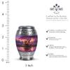Remembrate Lion Small Urns for Human Ashes Adult Female and Male - Trees Urn for Ashes for Women Mini 3 Inch - Purple Travel Keepsake Urn for Mom and Dad Remains view 2