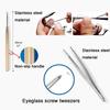 16Pcs Optical Eyeglass Pliers Kit, Portable Eyeglass Repair Kit with Storage Bag, with 8 Pliers and 6 Screwdrivers, 1 Tweezers and Crochet Hook, for Glasses Repair view 3