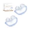 2 Packs Replacement Nasal Pillow Cushion for ResMed AirFit P10, Ultra-Soft Silicone, Better Sealing, Minimize Leakage, Reduce Pressure Points, CPAP Supplies Accessories, Size Medium view 1