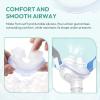 3 Packs Replacement Nasal Pillow Cushion for ResMed AirFit P10, Ultra-Soft Silicone, Better Sealing, Minimize Leakage, Reduce Pressure Points, CPAP Supplies Accessories, Size Small view 4