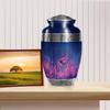 Butterfly Memorial Urn for Ash for Women - Large Blue Urn for Adult Male - Flowers Cremation Urns for Human Ashes Adult Female - Pink Urns for Human Ashes Female - 10 Inch view 3