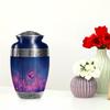Butterfly Memorial Urn for Ash for Women - Large Blue Urn for Adult Male - Flowers Cremation Urns for Human Ashes Adult Female - Pink Urns for Human Ashes Female - 10 Inch view 4