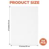 114 Pcs of Wet Strength Tissue Paper for Art, 27 x 19 Inches, White Packing Tissue Paper Sheets for Gift Bags, Gift Wrapping, Weddings, Baby Showers, and Arts and Crafts Party Decorations view 2