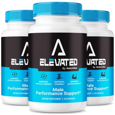 (3 Pack) Elevated Capsules Advanced Daily Formula with Premium Ingredients to Help Fuel Energy, Support Active Performance & Everyday Routine | Just 2 Easy-to-Swallow Pills a Day (180 Capsules)