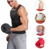 BIOMICE Waist Support Compression Shirts Slimming Undershirts Shapewear Waist Trainer Body Shaper Vest Lumbar Support Belt(Black,M) view 3