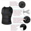 BIOMICE Waist Support Compression Shirts Slimming Undershirts Shapewear Waist Trainer Body Shaper Vest Lumbar Support Belt(Black,M) view 4