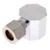 Replacement for N70-068LF 3/8" OD x 1/2" FIP Chrome Plated Compression Elbow view 1