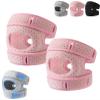 ronsalo Knee Brace, Knee Brace for Women, Support for Leg, Patellar Pad Realign Knee Joint While You Move (pink, L) view 1