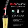 BioAthletic Probiotic + Electrolyte Hydration Drink Mix, with Vitamins D & B12, USDA Organic, NSF Certified for Sport, Subtle Cherry Lime Flavor, Naturally Light Taste, 10 Sticks view 2