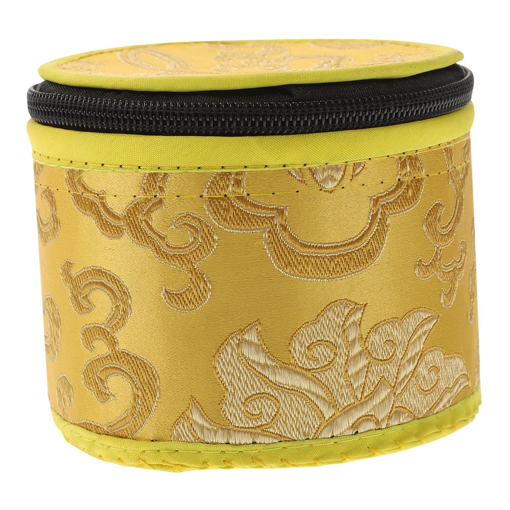 Levemolo Buddha Sound Bowl Case Full Moon Singing Bowl Bag for Meditation Cover Storage Pouch for Mindfulness and Stress Relief Random Color