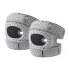 1 Pair Knee Brace for Women Men Adjustable Knee Support,Side Stabilizers Compression Patella Leg Foot Supports,Strap for Running Arthritis Jumper Tennis Injury Recovery,Sports Braces (Grey, L) view 3