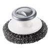 minkissy Steel Wool Dish Brush Handle Kitchen Scrubber for Pots and Pans Heavy-Duty Cleaning Tool for Dishwashing and Kitchen Supplies view 1