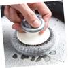 minkissy Steel Wool Dish Brush Handle Kitchen Scrubber for Pots and Pans Heavy-Duty Cleaning Tool for Dishwashing and Kitchen Supplies view 2
