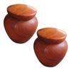 GLEAVI 2pcs Small Keepsake Urns for Human Ashes Mini Memorial Ashes Holder for Pets and Loved Ones view 1
