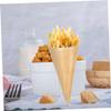 Kichvoe 50pcs Disposable Cones Ice Cream Cones for Parties Unique Snack Presentation Lightweight and Convenient Use view 4