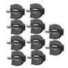 Beaupretty 10pcs C-Shape Cane Clamp Set Heavy-Duty Walker Accessories for Stability Easy-to-Install Crutch Clips for Seniors and Disabled Users view 1